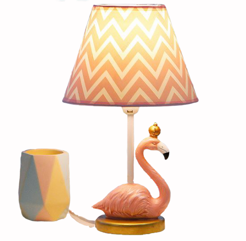 lampe flamant rose prince chevet
