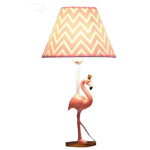 lampe flamant rose grand format chevet
