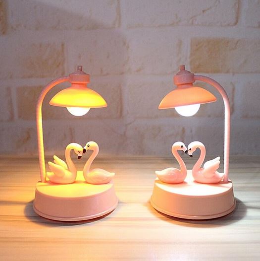 lampes de bureau flamant rose