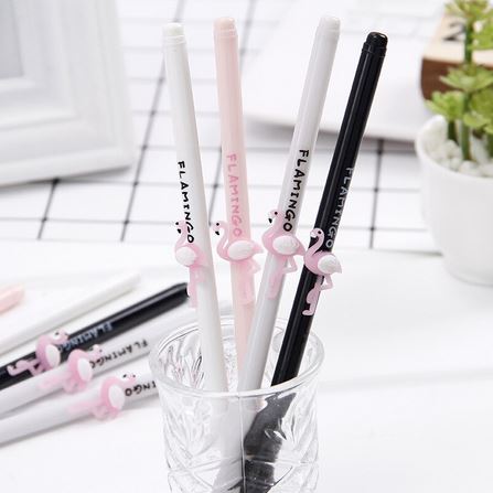 lot de 4 stylos avec flamant rose