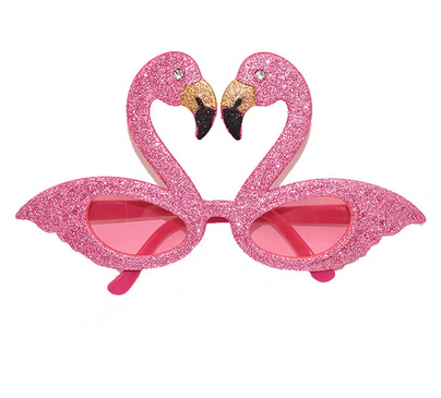 lunettes de deguisement flamant rose femme