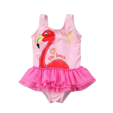 maillot de bain tutu flamant rose danseuse