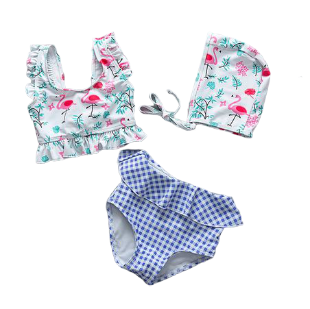 bikini flamant rose avec flamant rose