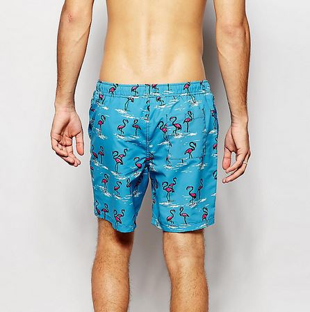 short flamant rose ado