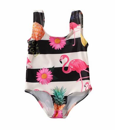 maillot flamant rose tendance ananas