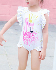 habit plage piscine pas cher flamant rose blanc chic