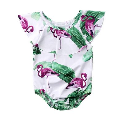 maillot de bain pour bebe flamant rose