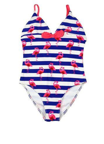 maillot 1 piece flamant rose pour ado