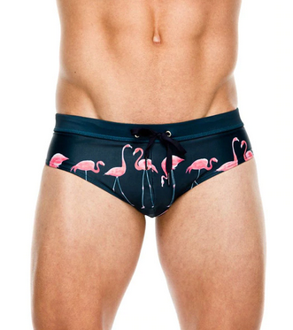 slip de bain homme flamant rose maillot de bain 