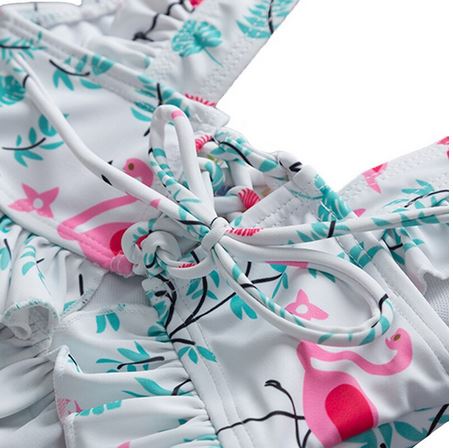 Maillot de Bain avec Flamant Rose