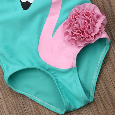 Maillot de Bain une pièce Flamant Rose