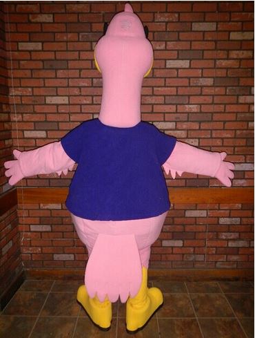 mascotte deguisement flamnt rose