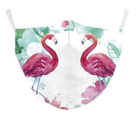 masque flamant rose protecteur covid grippe