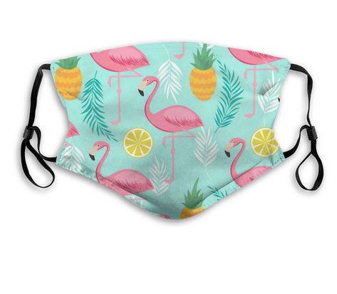 masque flamant rose lavable pour ado