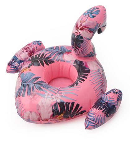 mini bouee gonflable flamant rose