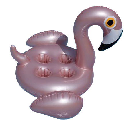mini bouee gonflable pour piscine flamant rose