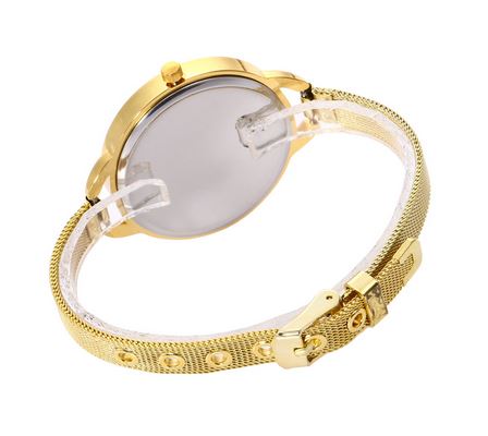 montre femme flamant rose or cadeau