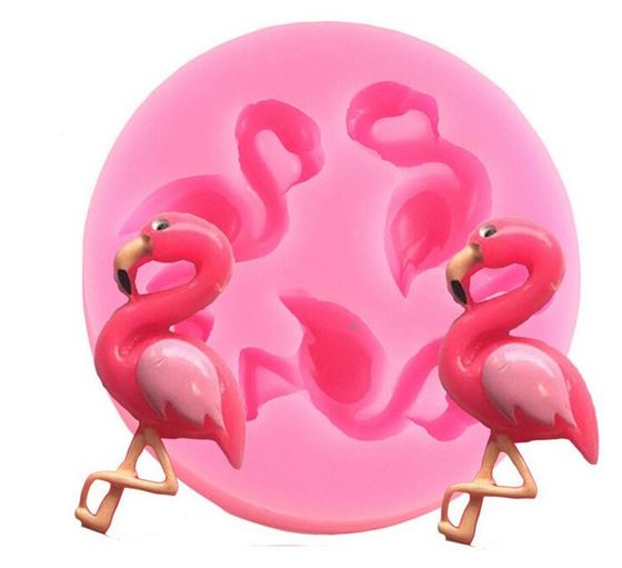moule flamant rose en silicone