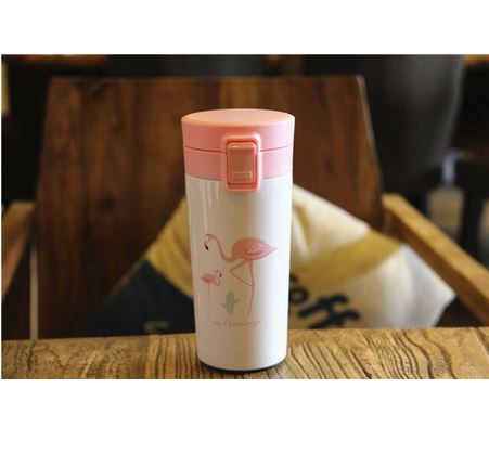 mug flamant rose isotherme