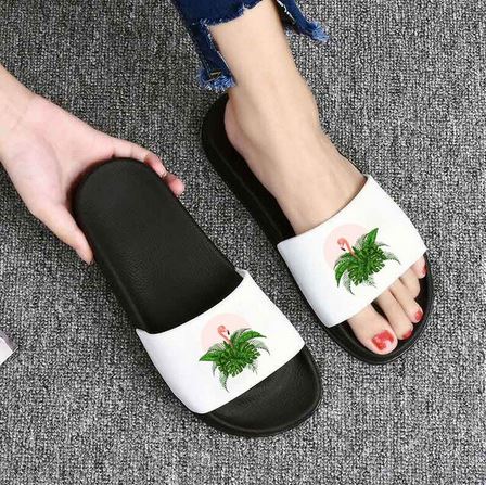 mules tropical flamant rose femme fille ado