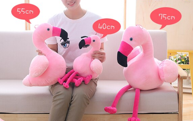 peluche flamant rose a offrir