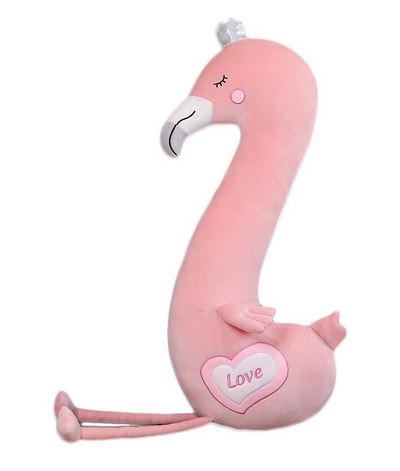 grande peluche flamant rose