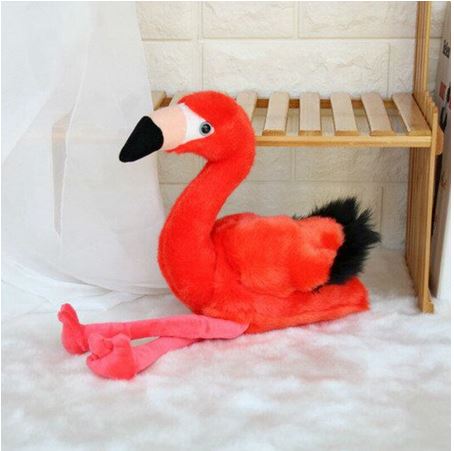 peluche flamant rose pour bebe