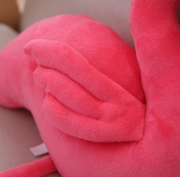 ailes de flamant rose petant