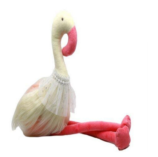 peluche flamant rose pour fille