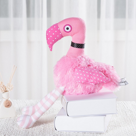 peluche flamant rose zigolo