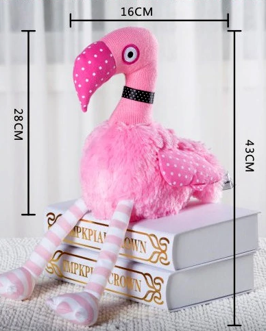 peluche flamant rose humour