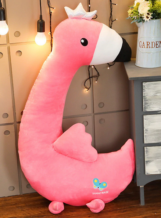 peluche flamant rose pas cher