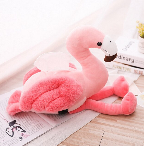 petite peluche flamant rose
