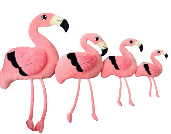 peluche flamant rose geante