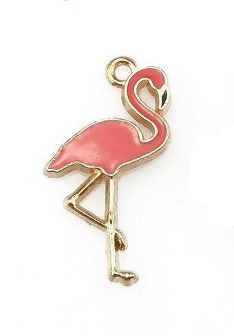 pendentif flamant rose