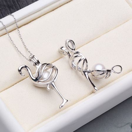 pendentif flamant rose secret