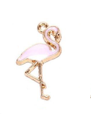 pendentif flamant rose femme