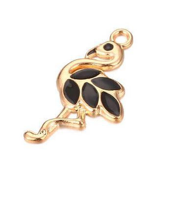 flamant rose en pendentif
