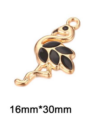 petit pendentif flamant rose