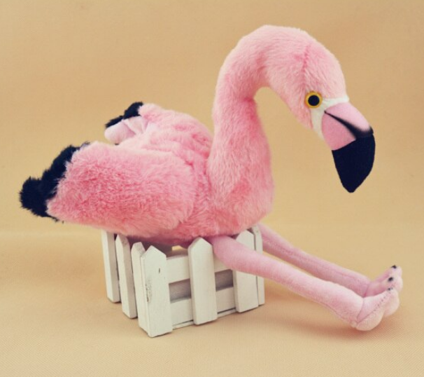 flamant rose peluche petite taille