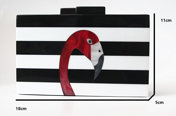 Pochette Flamant Rose Luxe