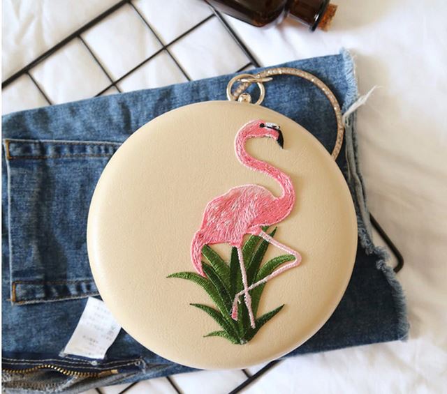 sac mignon élégant tendance flamant rose