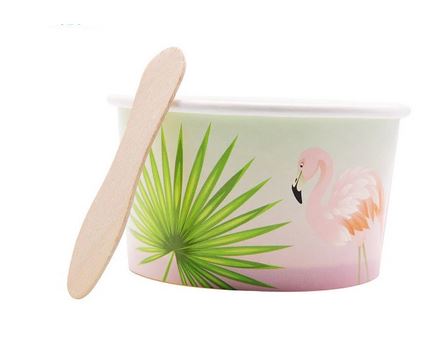 Pot à Glace Flamant Rose