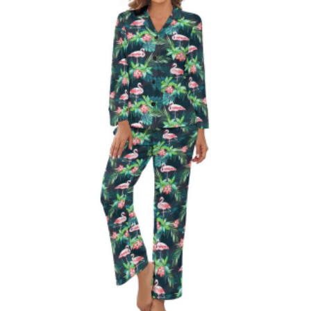 pyjama flamant rose exotique