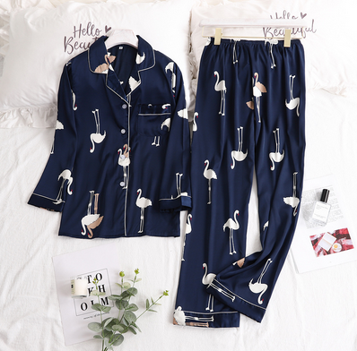 beau pyjama chic femme pas cher flamant rose