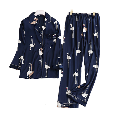 pyjama marine flamant rose femme soie