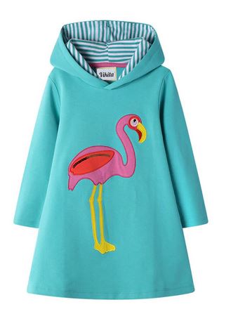 robe flamant rose hiver