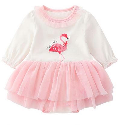 robe flamant rose pour nouveau ne