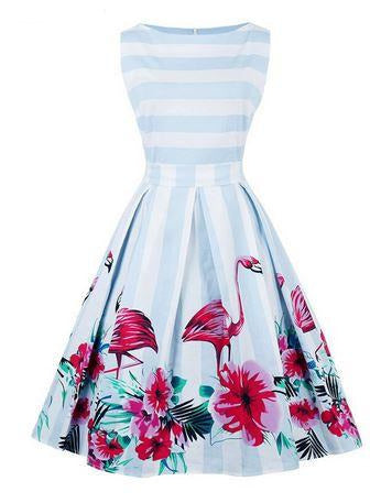 robe flamant rose femme ronde