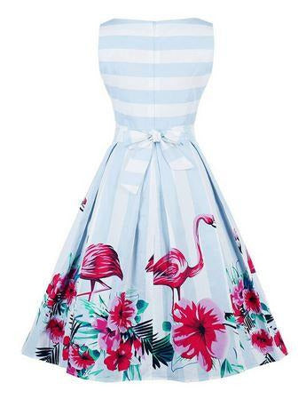 robe flamant rose pour femmes grande taille